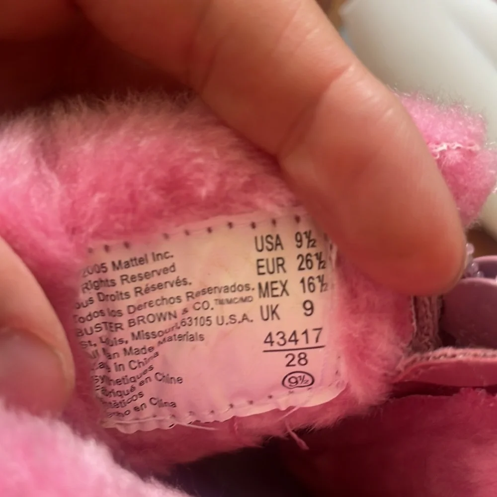 NIB Girls pink Barbie boots​​​​​​​​​